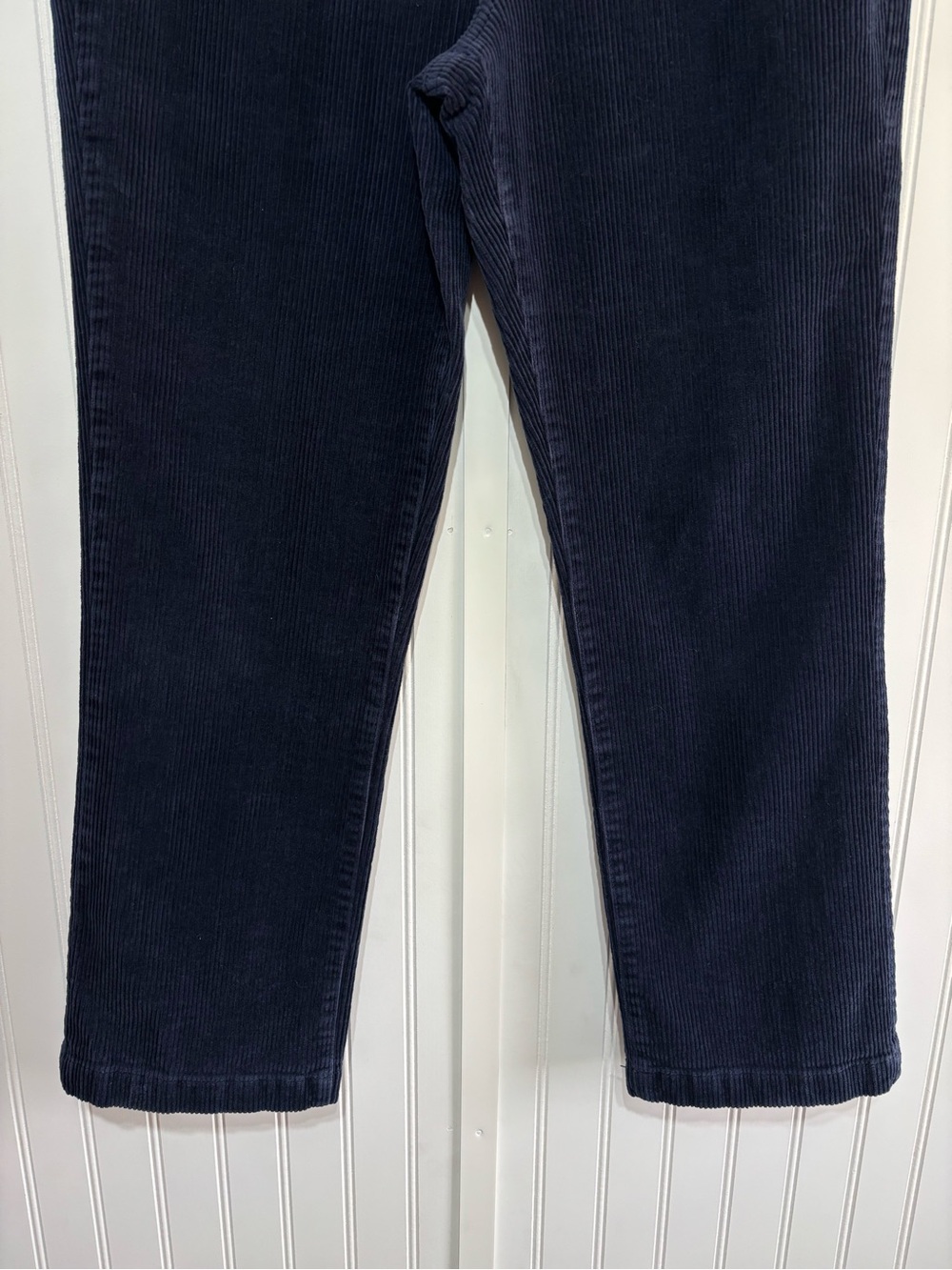LOFT Women’s Navy Blue Corduroy Straight Leg Pants Size 10 / 30 - Picture 7 of 12